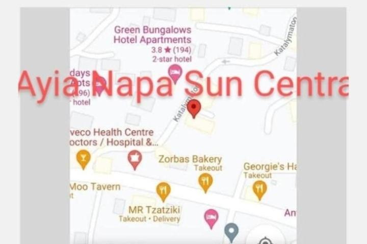 Ayia Napa Sun Central Buitenkant foto